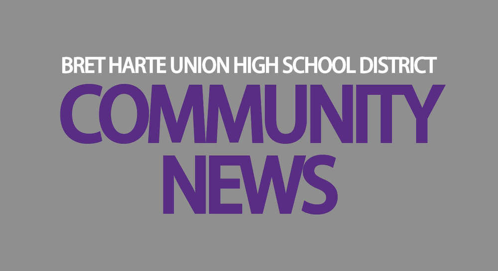 Courtesy Post Get your flu shot. BRET HARTE UNION HIGH SCHOOL